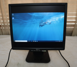 ACER AL1706 A 1280 x 1024 Resolution 17&quot; LCD Flat Panel Computer Monitor... - $39.55