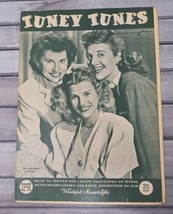 Andrews Sisters  &quot;TUNEY TUNES&quot; March 1950 Magazine Frank Sinatra HTF Dutch Music - £16.03 GBP