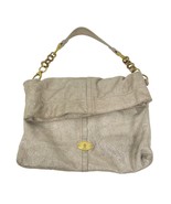 Fossil Quinn Metallic Leather Glitter Sparkle Foldover Hobo Shoulder Bag... - £47.59 GBP