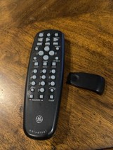 GE General Electric TV VCR Remote Control Black Blue Buttons Tested, Works - $14.85