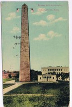Massachusetts Postcard Charleston Bunker Hill Monument - £2.32 GBP