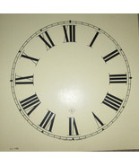 GILBERT Paper Clock Dial ROMAN Numbers 11&quot; BROWN CARDSTOCK - €12,74 EUR