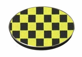 The Mad Spinner Micro Yellow &amp; Black Checker | Off-Ice Spinner - £29.42 GBP