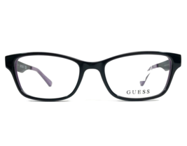 Guess Kids Eyeglasses Frame GU9094 BLK Black Purple Rectangle Full Rim 45-16-130 - £25.89 GBP