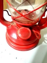 Red Oil Lantern 9&quot; Camping Kerosene - $8.51