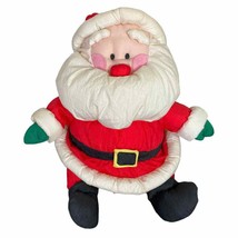 Vintage Santa Plush Doll 8 Inch Holiday Christmas Collectible Toy Decor Red - £16.37 GBP
