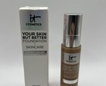 IT COSMETICS ~ YOUR SKIN BUT BETTER FOUNDATION ~ # 43 TAN WARM ~ 1 OZ BOXED - £23.79 GBP