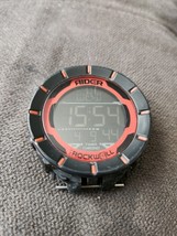 Rockwell Rider The Coliseum Digital Watch Chrono RedBlack 100M Fire DEPT... - $48.49