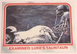 Vintage Star Wars Empire Strikes Back Trading Card #21 Examined Luke&#39;s Tauntaun - $1.98