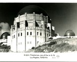 RPPC Griffith Osservatorio Planetario Los Angeles California Frashers Po... - £6.96 GBP