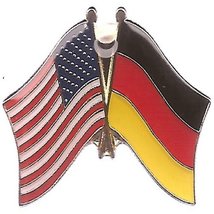 NRAccessories Wholesale Pack of 50 USA American German Flag Hat Cap lapel Pin - £116.52 GBP