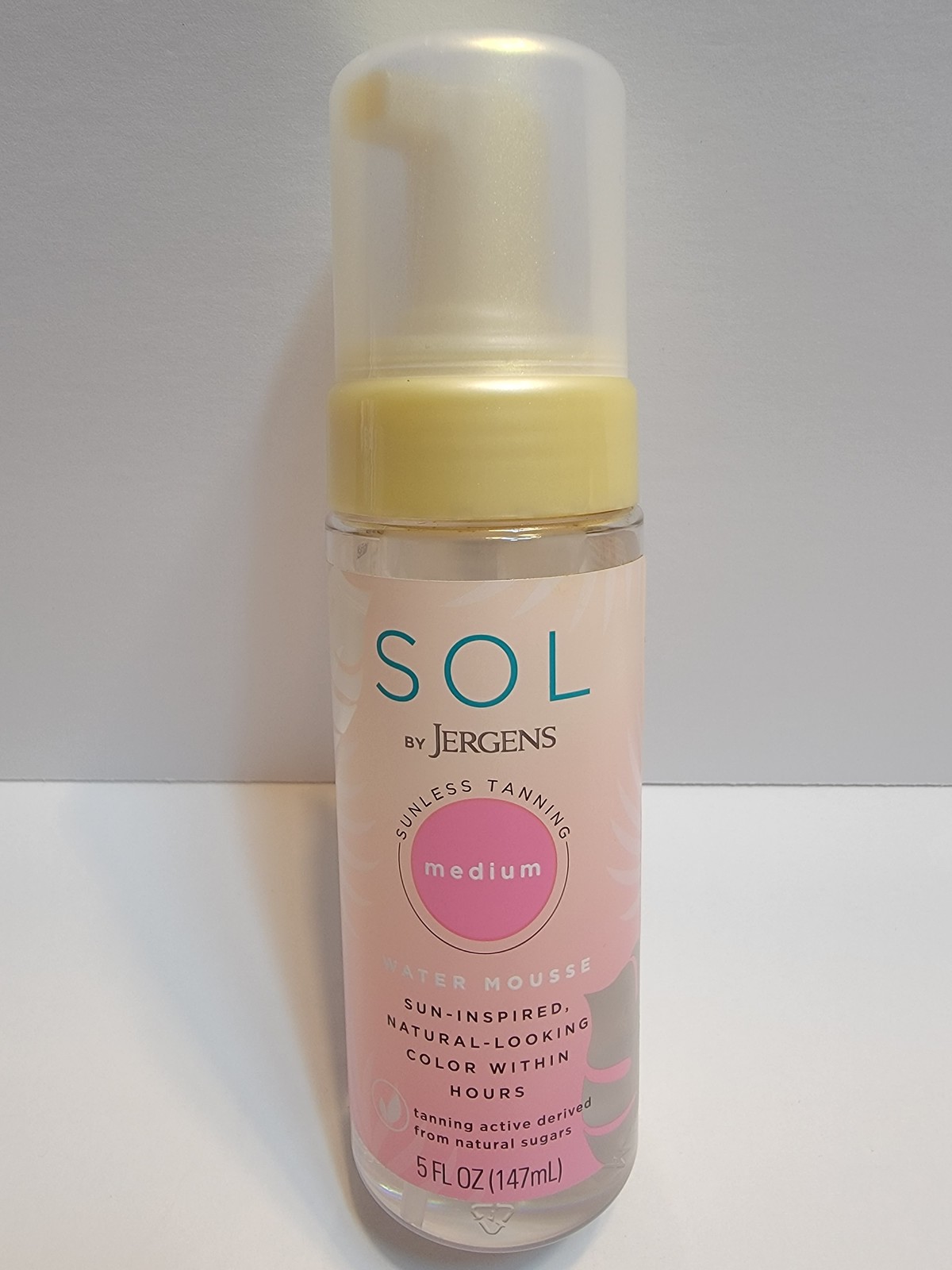 New SOL By Jergens Medium Water Mousse Sunless Tanning Instant Self Tann... - $10.00