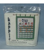 Kappie Originals I Am A Star Personalized Chore Chart C629 Embroidery Kit - $10.99