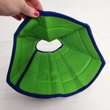 Dog Cone Anti Scratch Soft Foldable Adjustable Blue Green Size 5 - £8.56 GBP