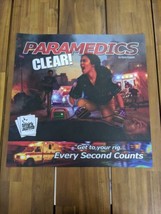 Paramedics Clear! Smirk And Dagger Games Board Game Promotional Plastic Poster - £105.08 GBP