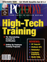 Vintage PC Today Magazine March 1996 High Tech Training, Win 95, Mint, Rare - $10.26