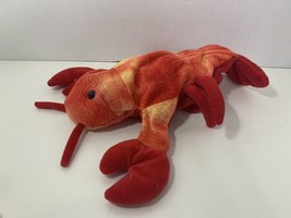 Dream International red yellow plush lobster crayfish hand puppet soft toy - $8.90