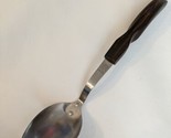 Cutco Serving Spoon No 12 Brown Swirl Handle Stainless Steel USA Vintage - $13.81