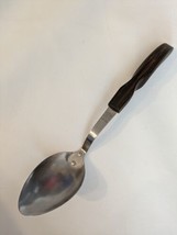 Cutco Serving Spoon No 12 Brown Swirl Handle Stainless Steel USA Vintage - $13.81