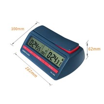 Competition Count Up Down Timer Professional Digital Chess Clock Plastic Battery - £92.47 GBP