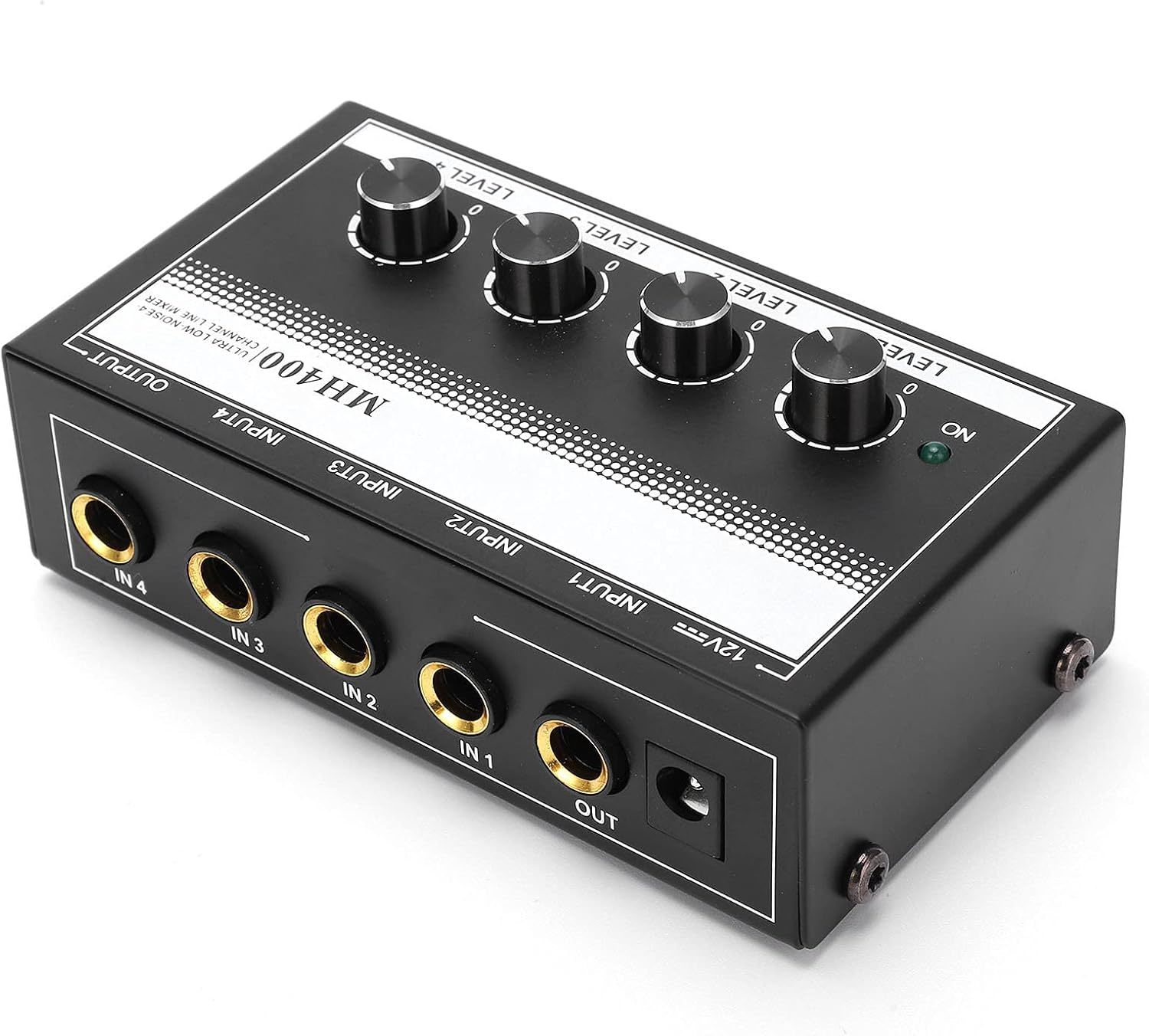 4 Channel Line Mixer,Mini Metal Hub Microphone,Ultra Low Noise Audio, #2 - $36.99