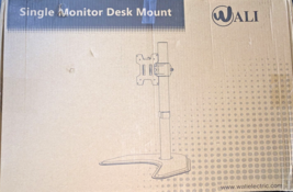 WALI Free Standing Single LCD Monitor Fully Adjustable Desk Mount Fits One up to - £10.07 GBP