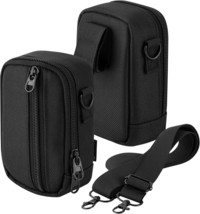 Travel Case For Digital Camera, Small Camera Storage Bag(Fit Camera, Black - £26.24 GBP