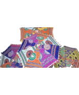 Pack of Wholesale Lot Indian Designer Patchwork Embroidered Umbrella Sun... - $54.45