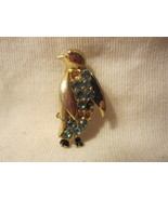 vintage Penguin w/ crystals pin - $2.00