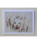 Pig Art Animal Note Cards Solomon - £9.87 GBP