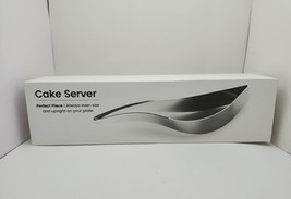 NEW Awarded Magisso Iconic Stainless Steel Cake Server Perfect Piece Sil... - $22.00