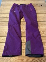 Salomon Women’s Winter Waterproof Ski snow pants size M Purple A4 - £36.52 GBP