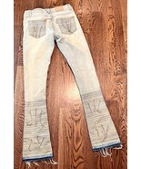 Pheelings Stack Denim Jeans Flare 32x34 Fringe - $65.44