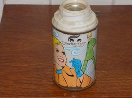 Vintage 1967 Twiggy Metal Thermos Missing Cap and Cup - $817.46 MXN