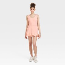 JoyLab Missy Women&#39;s Ruffle Active Dress Coral Pink Size Small - £21.75 GBP