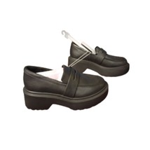 Wild Fable Women&#39;s Size 8 Chunky Black Penny Loafers NWT - £18.66 GBP