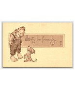 Artist Signed Fred Cavally Comic Bowery Kid Lets Be Friends Sepia DB Pos... - £3.06 GBP