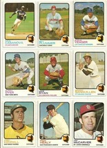 Vintage Lot of 9 Topps Baseball Cards National League Catchers - 1973 - £21.21 GBP