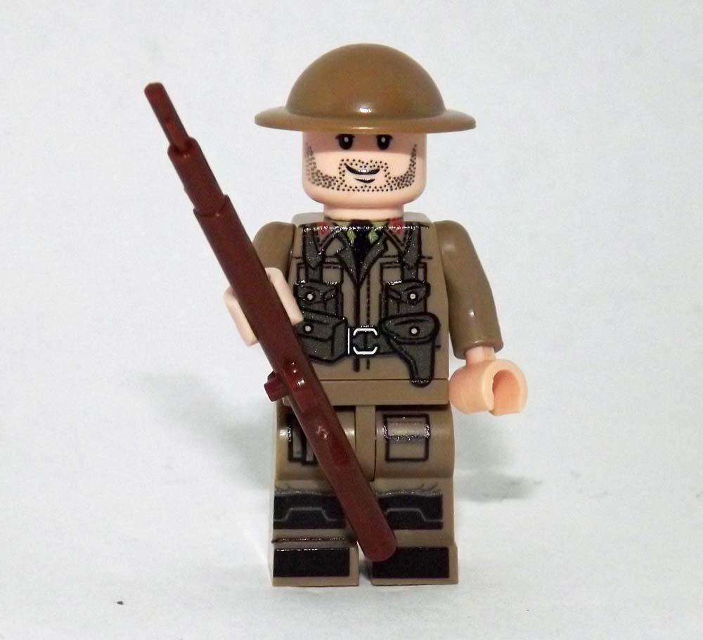 British Officer Ww2 Army Soldier E Custom Minifigures - $8.12