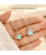 Aurora Firefly Pendant & Necklace For Women S925 Silver 45cm Jewelry For Gift - $25.50
