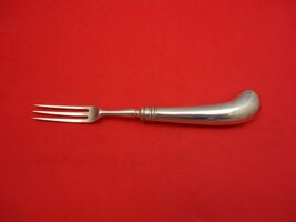 Rattail by Spaulding &amp; Co. English Sterling Silver Fruit Fork HHas 7&quot; - $107.91
