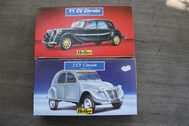 Heller Citroen Plastic Models Kits 2 CV #80175 &amp; 11 CV #80159 1/43 Scale... - £15.04 GBP