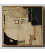 Mixed Media Collage by Father Bill Moore on Canvas 12 x 12 in Wood Frame - $48,599.40 MXN