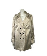 Joan Rivers Trench Coat Womens XL Khaki Button Up Classic Trench - £27.32 GBP