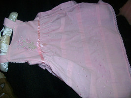 bt Kids PINK Toddler Girl Spring Summer Dress 3T Beautiful - £12.57 GBP