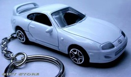 RARE KEY CHAIN WHITE TOYOTA SUPRA FAST AND FURIOUS PAUL WALKER SUPER CAR... - $58.98