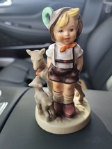 Vintage Little Goat Herder (Boy) Goebel W Germany Mj Hummel Signed / 1972-1979 - $22.89