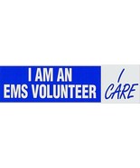 I AM AN EMS VOLUNTEER -  I CARE!    Volunteer Ambulance Vinyl Decal - $37.28 MXN