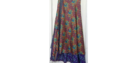 Indian Sari Wrap Skirt S337 - £19.71 GBP