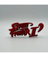 Street Fighter II Video Game Sign Logo Red Collectible 3D Printed 8 inch - $14.69